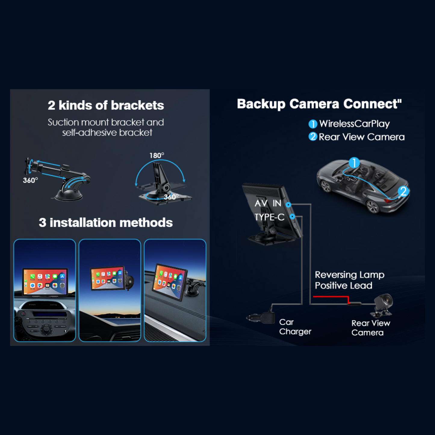 DashMate | Apple CarPlay & Android Auto CarTablet (2025 Model)